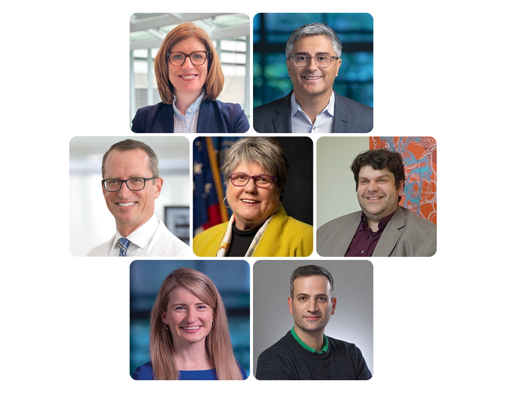 Headshots of event speakers